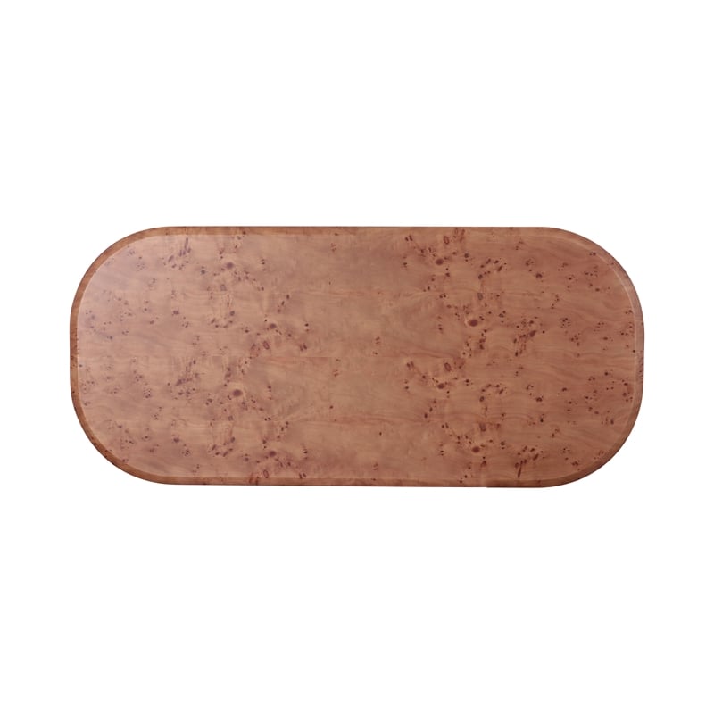 TOV Furniture Gladyss Honey Burl Dining Table