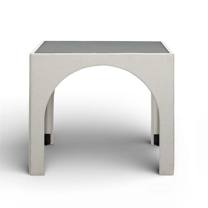 Tomlin Cream Performance Chenille Game Table