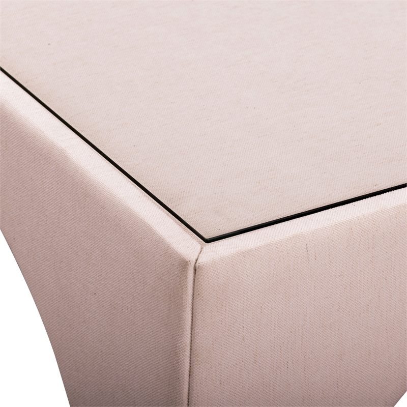 Tomlin Light Pink Performance Chenille Game Table