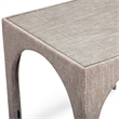 Tomlin Beige Game Table and Ottoman Set