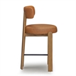 Odessa Brown Performance Vegan Leather Counter Stool
