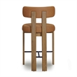 Odessa Brown Performance Vegan Leather Counter Stool