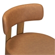 Odessa Brown Performance Vegan Leather Counter Stool