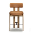 Odessa Brown Performance Vegan Leather Counter Stool