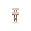 Odessa Cream Performance Fabric Counter Stool