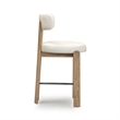 Odessa Cream Performance Vegan Leather Counter Stool