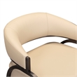 Tatum Taupe Performance Vegan Leather Counter Stool