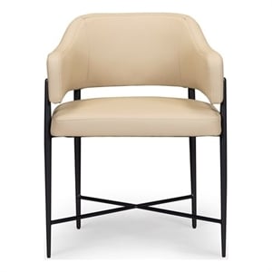Sezanne Taupe Performance Vegan Leather Dining Chair