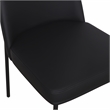 Sydney Black Performance Vegan Leather Dining Chair Set of 2