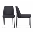 Sydney Black Performance Vegan Leather Dining Chair Set of 2