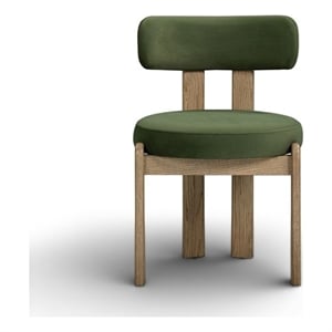 Odessa Green Performance Velvet Dining Chair