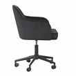 TOV Furniture Sydney Black Performance Velvet Office Desk Chair