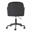 TOV Furniture Sydney Black Performance Velvet Office Desk Chair