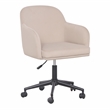 Sydney Taupe Performance Velvet Office Desk Chair
