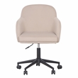 Sydney Taupe Performance Velvet Office Desk Chair