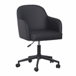 TOV Furniture Sydney Black Performance Vegan Leather Office Desk Chair