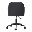 TOV Furniture Sydney Black Performance Vegan Leather Office Desk Chair