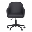 TOV Furniture Sydney Black Performance Vegan Leather Office Desk Chair