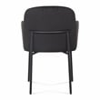 Sydney Black Performance Velvet Armchair Set of 2