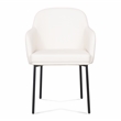 Sydney Cream Performance Vegan Leather Armchair Set of 2