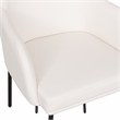 Sydney Cream Performance Vegan Leather Armchair Set of 2