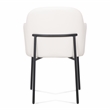 Sydney Cream Performance Vegan Leather Armchair Set of 2