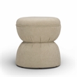 Tomlin Tan Performance Chenille Game Table and Ottoman Set
