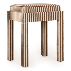 Kora Brown Cotton Jute Stool