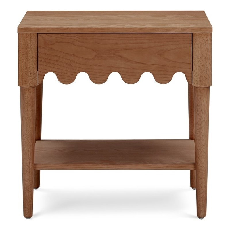 Oodle Walnut Nightstand With Drawer