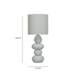 Pebble Cream Table Lamp