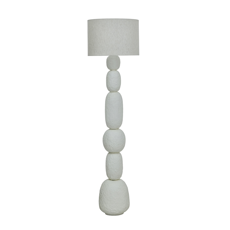 Pebble Cream Floor Lamp