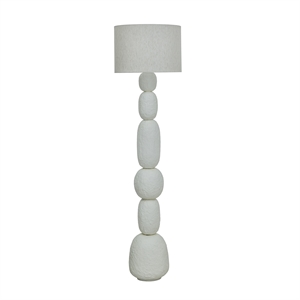 Pebble Cream Floor Lamp