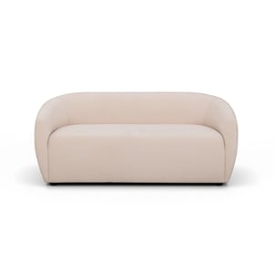 Jordan Blush Pink Textured Velvet Loveseat