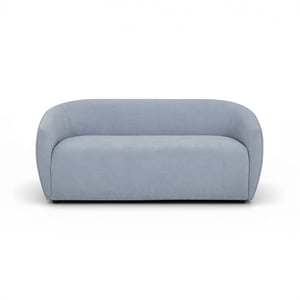 Jordan Baby Blue Textured Velvet Loveseat