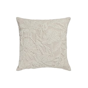 Tabitha 24&quot Euro Size Square Embroidered Pillow