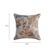 Taman Natural Cotton Accent Pillow in Autumn Florals