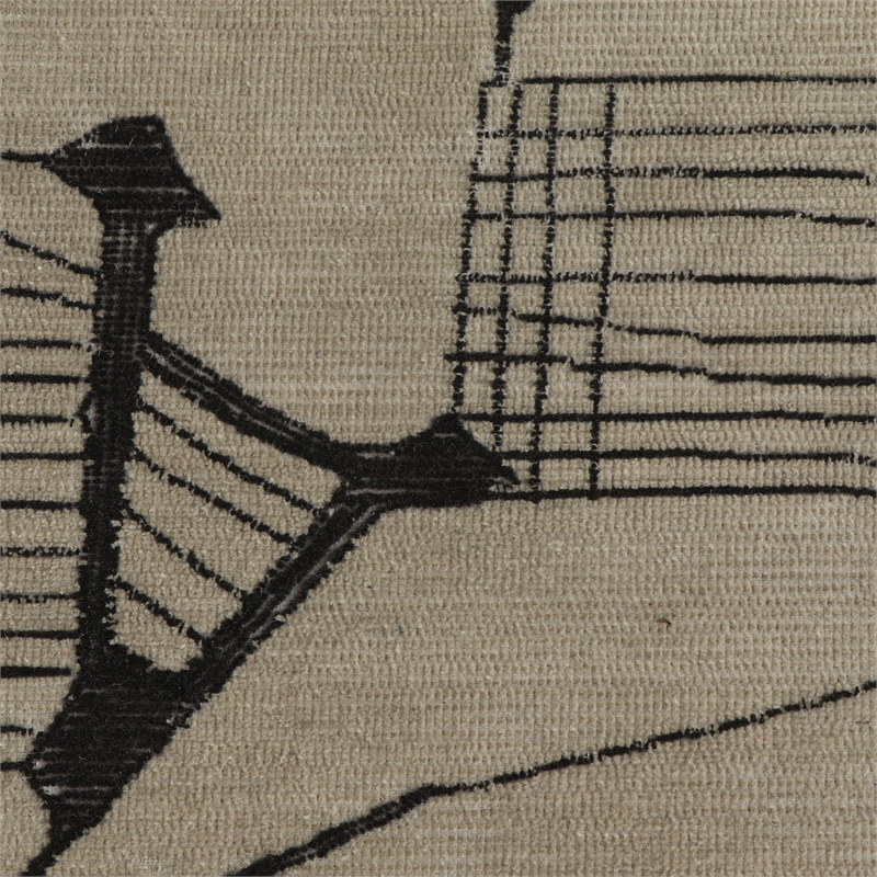 Mezzo Natural Hand Tufted Floor Rug 5x8'