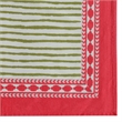 Crissy Cotton Canvas Printed Napkins - Set of 4 - Bamboo