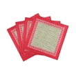 Crissy Cotton Canvas Printed Napkins - Set of 4 - Bamboo