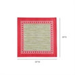 Crissy Cotton Canvas Printed Napkins - Set of 4 - Bamboo