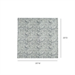 Crissy Cotton Canvas Printed Napkins - Set of 4 - Inked