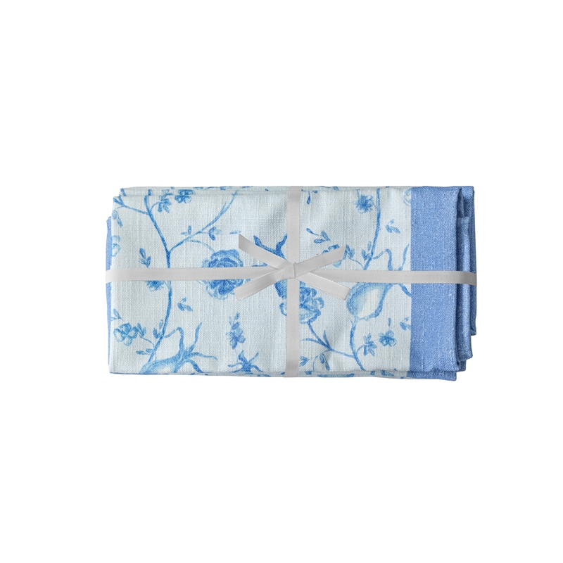 Dolce Baby Blue Natural Cotton Napkin (Set of 4)