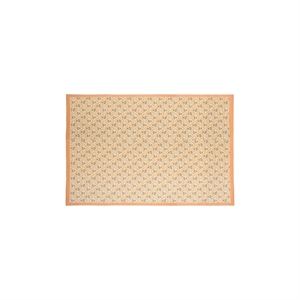 Dolce Blush Pink Natural Cotton Table Cloth 70x120&quot