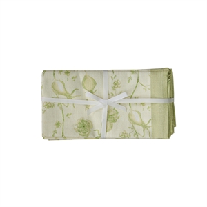 Dolce Olive Green Natural Cotton Napkin (Set of 4)