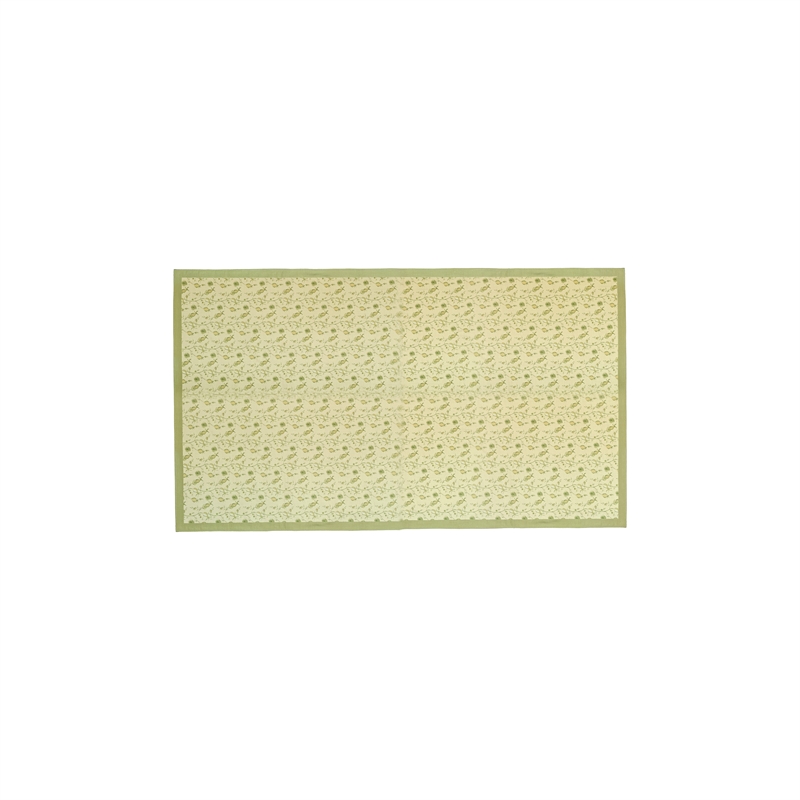Dolce Olive Green Natural Cotton Table Cloth 70x120