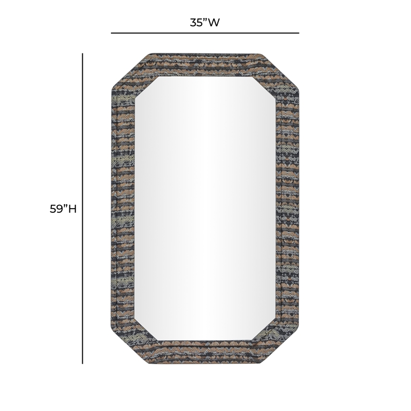 TOV Furniture Charlene Jewel Wall Mirror - Apex Print