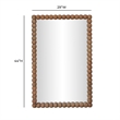 Cheyanne Carved Solid Wood Rectangular Wall Mirror