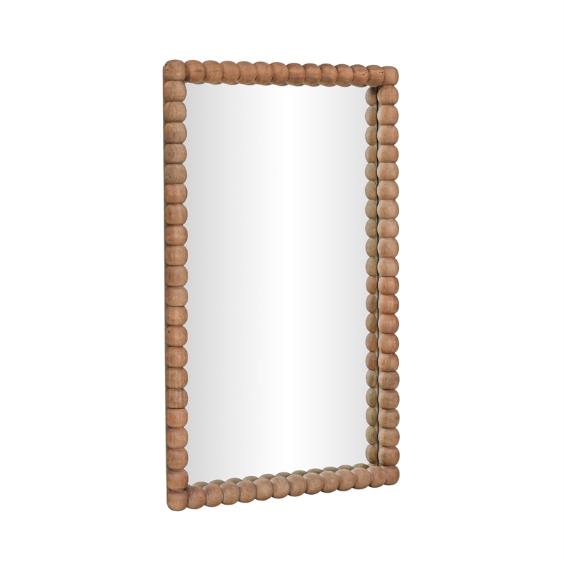 Cheyanne Carved Solid Wood Rectangular Wall Mirror
