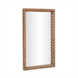 Cheyanne Carved Solid Wood Rectangular Wall Mirror