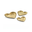 Coeur Hammered Iron Heart-Shaped Catchalls - Set of 3